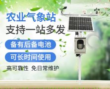 农业气象站为当地农作物种植提供可靠数据